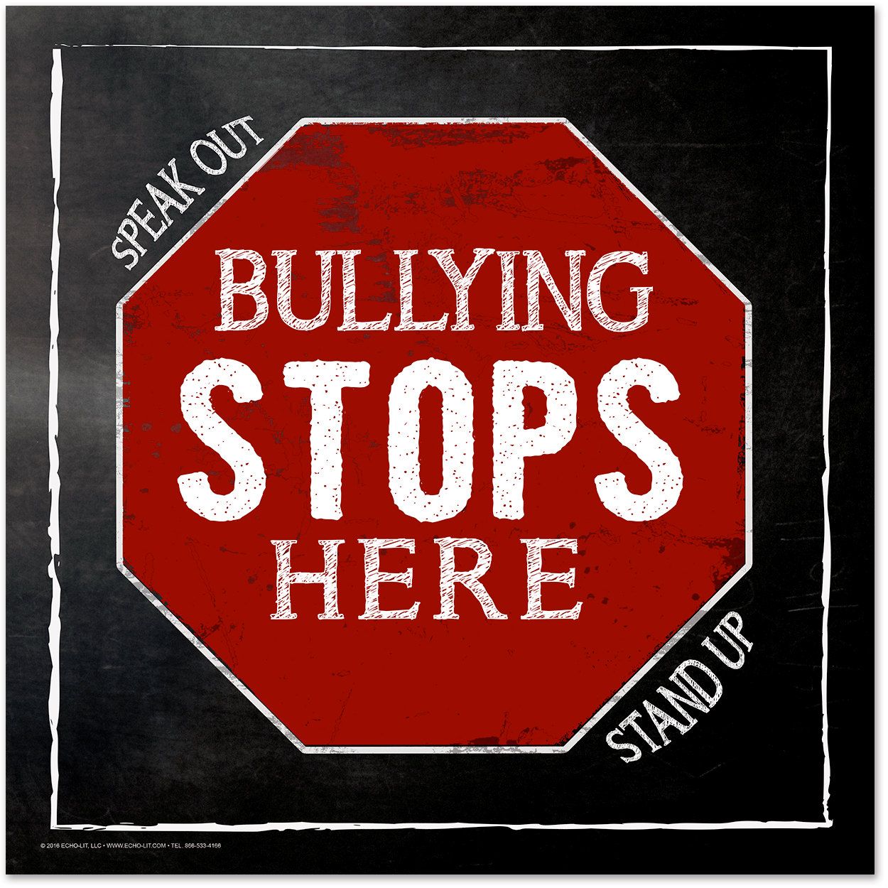 stop bullying sign